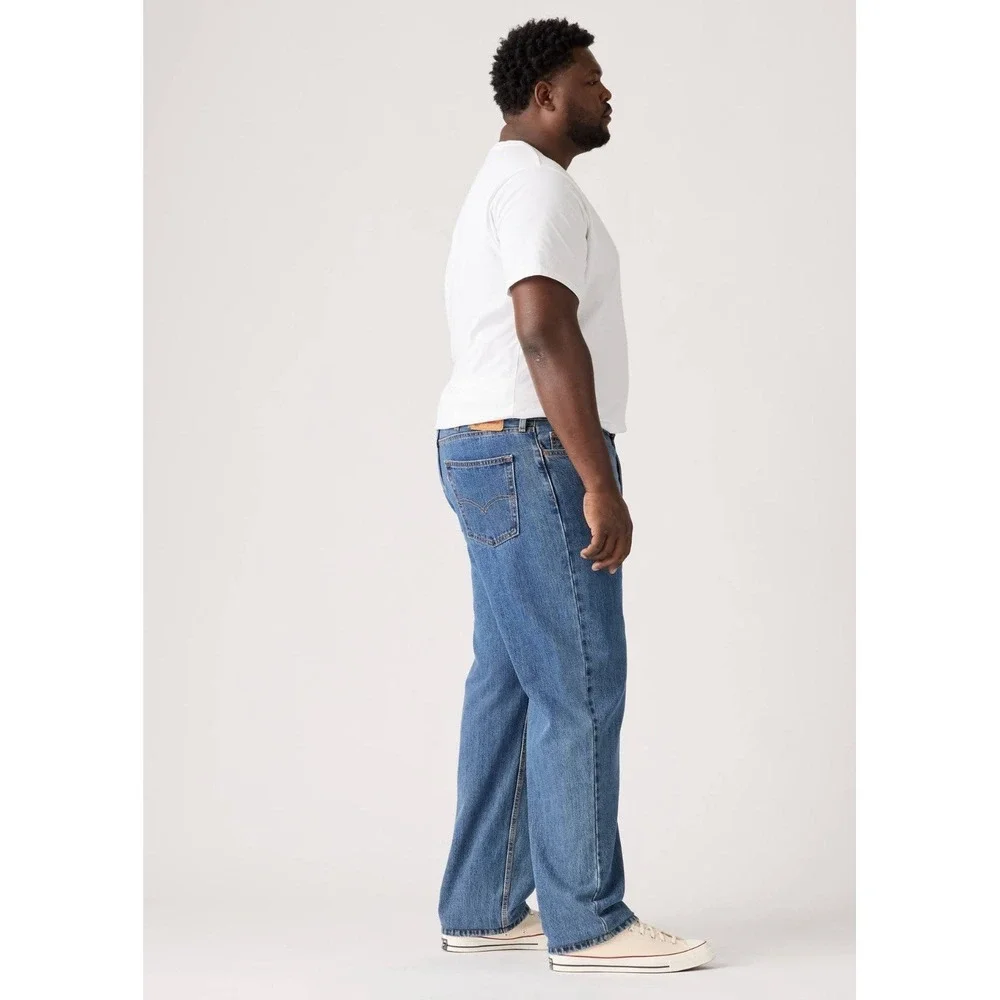 Levi's 550 Relaxed Fit Tapered Leg Medium Wash‎ Blue Jeans Size 50x30, NWT